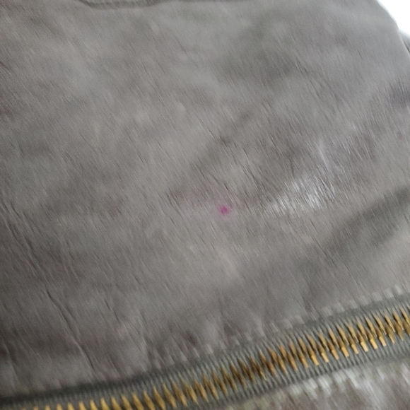 Foley & Corrina Gray Tote Bag Purse Leather - Picture 4 of 15